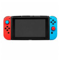 Estuche 7 In 1 Silicona Gel Protection Kit Nintendo Switch Oled Red Blue